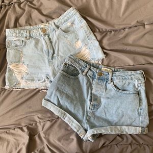 HIGH RISE DENIM SHORTS 🦋